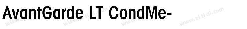 AvantGarde LT CondMe字体转换